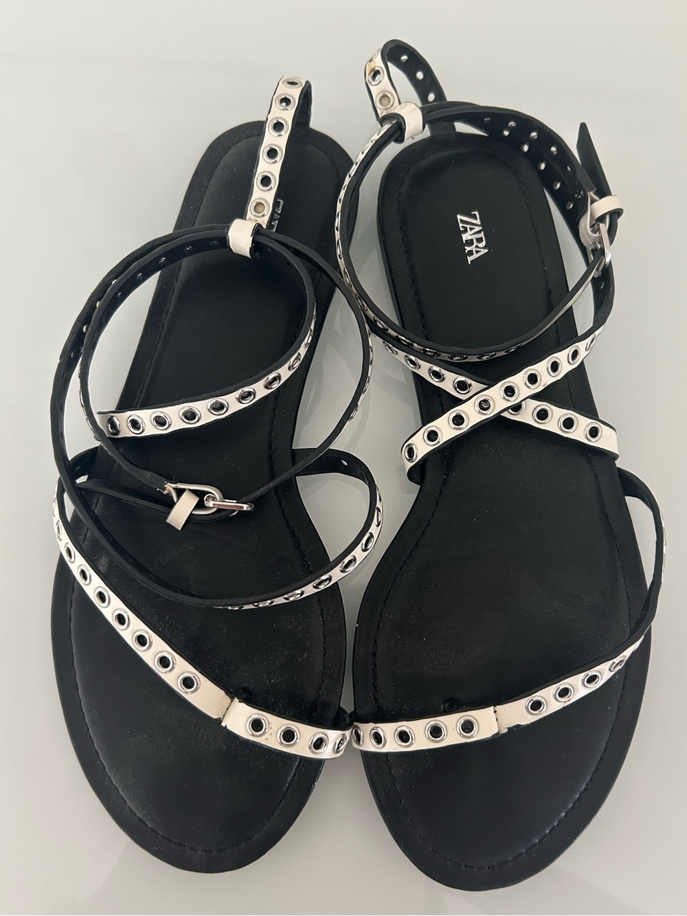 Zara flat sandals